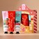 New Year. Gift set of New Year cosmetics, hand cream, 3 x 30 ml