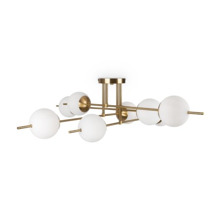 Suspended lamp Freya Fr5205PL-08BS Damask, 900x900x400 mm, E27, 8x60W, brass color-2