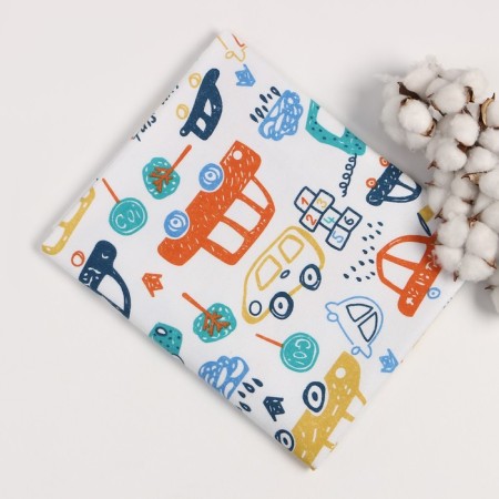 Flanel diaper, size 75x120 cm, 170 g/m, cotton 100%