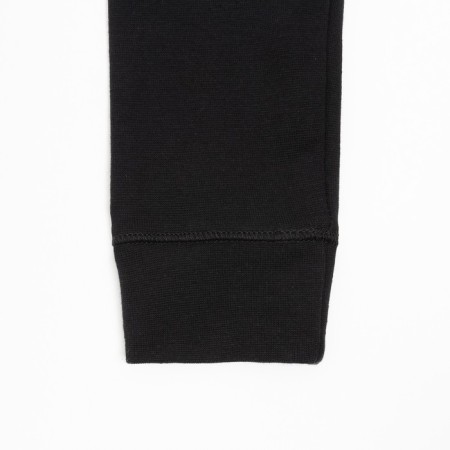 Women's thermal underwear (longshit, leggings) minku Black color, river 46-15