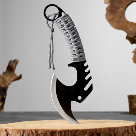 Tactical hatchet 29cm, braid in the braid
