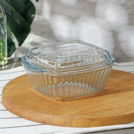 Borcam, 1 l, 20.4 × 16 cm, corrugated, corrugated pan.