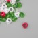Beads for creativity plastic "Light Heart" Mix set 20 grams 0.9x0.9x0.9 cm
