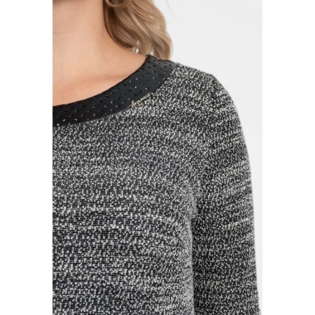 Women's dress, size 52, gray color-5