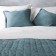Set "Ibiza": a bedspread 160 x 220 cm, pillowcases 40 x 40 cm - 2 pcs, blue