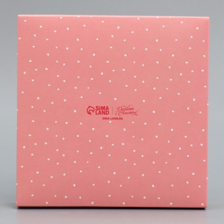 Box for sweets, confectionery packaging, 9 cells, “tulips”, 14.7 x 14.7 x 3.5 cm-3