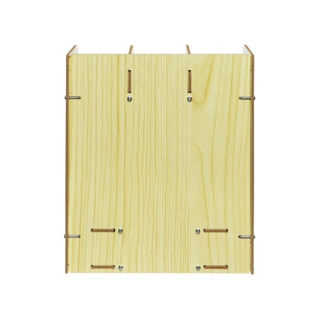 Organizer-Claus desktop DEVENTE. Academy 21 x 15 x 25.5 cm, MDF, natural, cardboard box-6