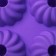Baking uniform “Cupcake”, silicone, 26 × 18 × 3.5 cm, 6 cells (7.5x7.5x2.5 cm), lilac color