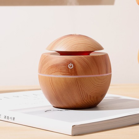HM-11 air humidifier, ultrasonic 200 ml, backlight., Light wood-2