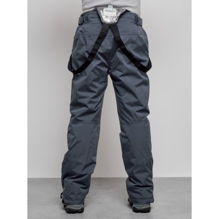 Semi-combinezone ski insulated male winter, size 48, dark gray color-11