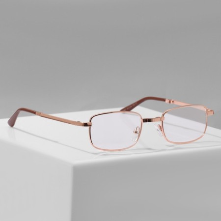 Ready glasses GA0687 (color: c1 gold; diopter: + 2.5; tint: no)