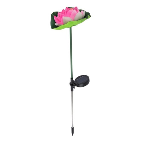 Garden lamp on the sunny battery "Lotus", 70 cm, 1 LED, glow of multi (RGB)-3