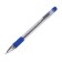 Ballic handle 0.7 mm, Brauberg max-oil, with rubber emphasis, blue ink, oil base