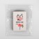 Magnetic needle "Scissors", 8 × 5.5 cm, white color