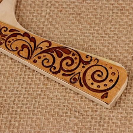 Comb “for her”, 19 × 4 cm, birch bark-2