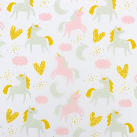 Paper Pacific, "hearts and unicorns", 50 cm x 70 cm 17 grams-1