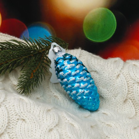 New Year's decoration "bump" 9 cm mix-1