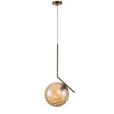 Suspended indigo, 11007/1p amber. 1x40W, e27, 300x250x665/2180 mm, amber color