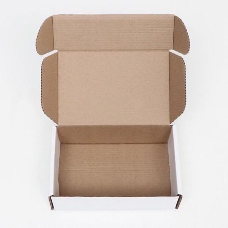 Self -assembly box "Postal", white, 26 x 17 x 8 cm-2