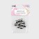 Tip for a cord, d = 4 mm, 12 × 10 mm, 10 pcs, silver color