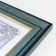 Photo frame Plastic format A4 "Norway" Blue, black stroke 36.6x28 cm