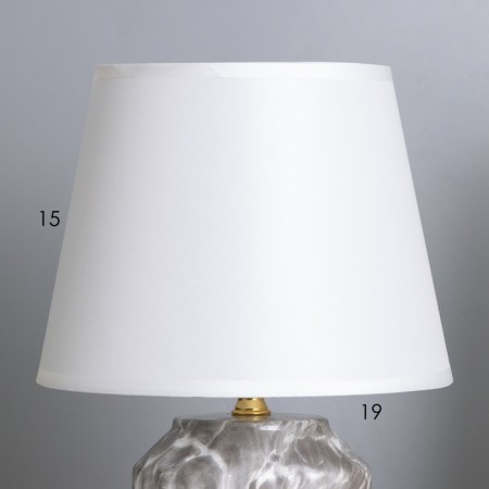 Table lamp "Veronica" 1x40W E14 black/white 20x20x31cm-2
