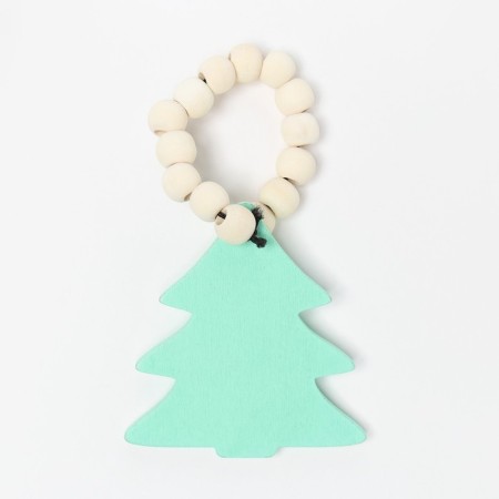 Ring for napkins "Christmas tree", col. Green, 6*7 cm, tree-3