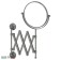 Cosmetic mirror 3SC bilateral x2, antique silver
