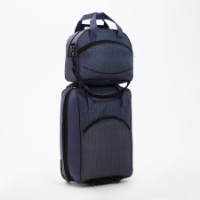 Lightning suitcase, road bag, set 2 in 1, color gray color