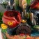 Table Polystone Fountain from the Network Light "Water Mill and Pagoda" 30x19x31 cm