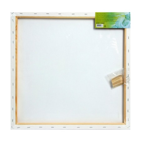 Canvas on the subframe, cotton 100%, 50 x 50 x 1.8 cm, acrylic soil, fine -grained, 280 g/m²-8