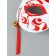 Kitsune carnival mask, red