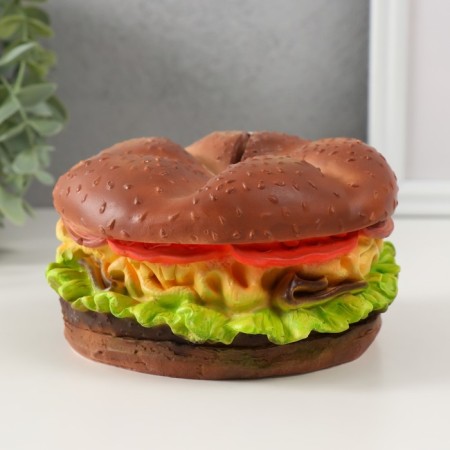 Piggy bank "Hamberger Briosh" height 7.5 cm, d-13 cm-1