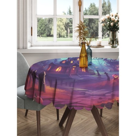 The tablecloth "The mysterious night", round, Saten, d = 150 cm