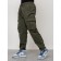 Cargo jeans men, size 44, khaki color
