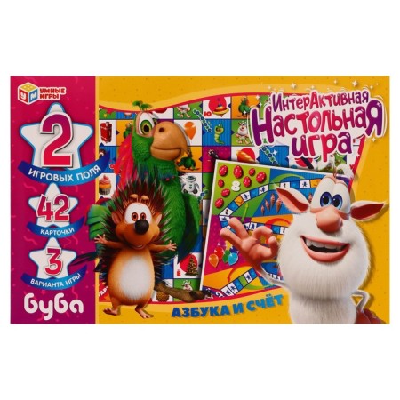 Table interactive game "ABC and score", Buba-2