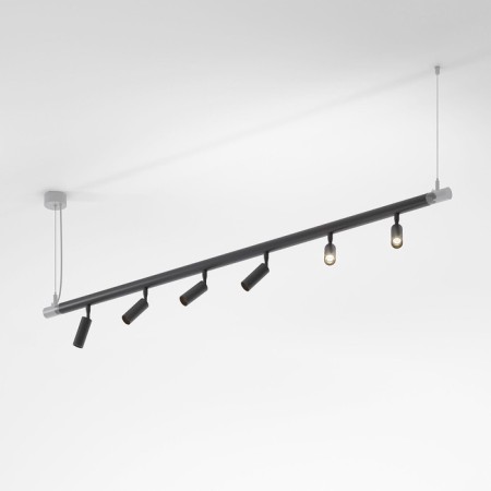 LED module for the track system Elektrostandard, Module System, 1285x30x144 mm, 24W, LED, 2150LM, 3000K, black color black