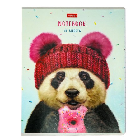 Notebook 48l Lin Learn yourself!, Obla chalk cards, rounded carcass, bl 65g/m2, mix-4