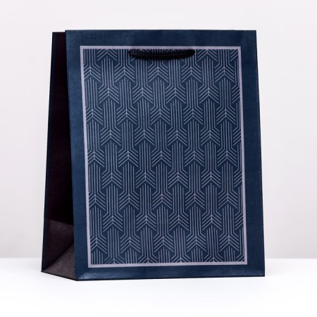 Gift package "Blue Pattern", 18 x 22.3 x 10 cm