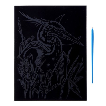 Engraving. Scretching, 18 × 24 cm, Japan "Japanese Hood"-2