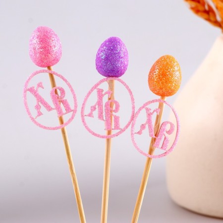 Decoration for the cake "Decor on a stick. HB ”, set 6 pcs.-4