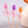 Decoration for the cake "Decor on a stick. HB ”, set 6 pcs.