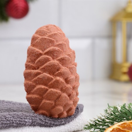 Book for the bath "New Year's bump" 50 g aroma coniferous forest