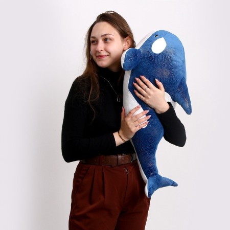 Skill of the soft toy "Killed", 80 cm, blue color-8