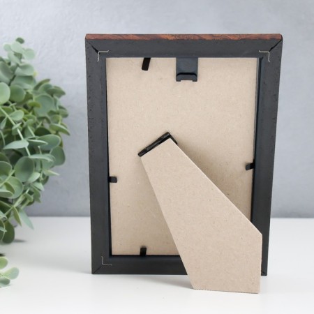 Photo frame Plastic "Kame" 10x15 cm, Karelian birch-3