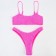 Swimsuit female separate minku pink color, size 42