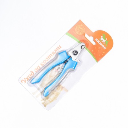 Small side claws with non -slip handles, a hole of 9 mm, blue with gray-4