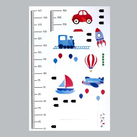 Sticker Plastic Interior Color Rostomer "go, swim, fly" 60x90 cm-1