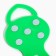 Ice steps 5 spikes size 26-35, green, children's