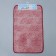The bathroom rug glowing in the dark “luminous faces”, 50 × 80 cm, burgundy color